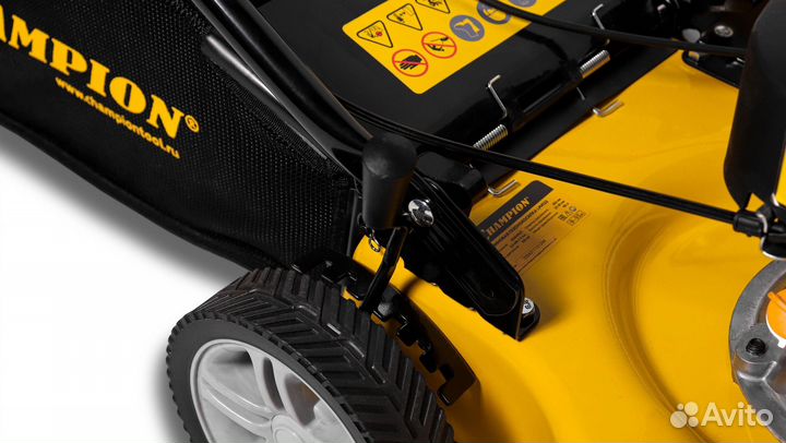 Бензиновая газонокосилка champion LM4122