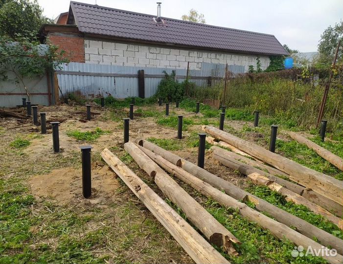 Сваи винтовые под ключ