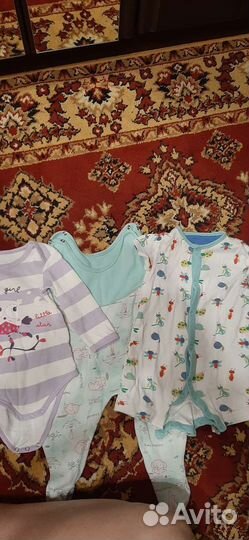 Детские вещи пакетом для девочек 74-80