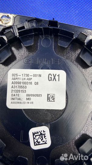 Зеркальный элемент левый Mercedes A0998100316