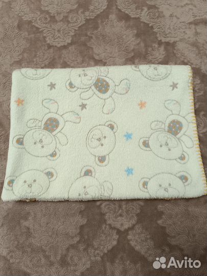 Плед детский плюшевый