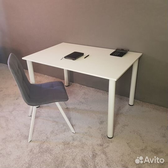Письменный стол 120*80 с Белыми ножками