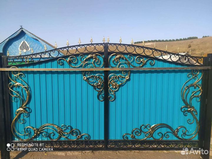 Ворота кованые
