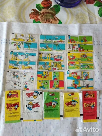 Вкладыши от жвачек