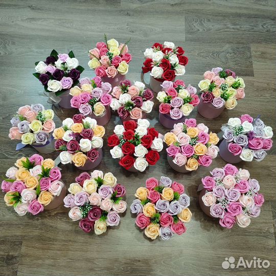 Букет из мыла. Мыльные цветы