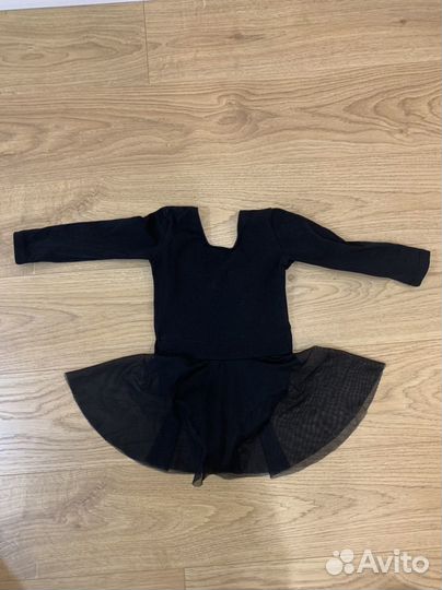 Гимнастический купальник с юбкой