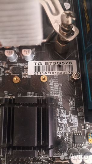 Материнская плата b75++DDR3 8gb