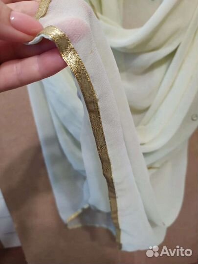 Индия. Палантин/шарф/дупатта. Шифон