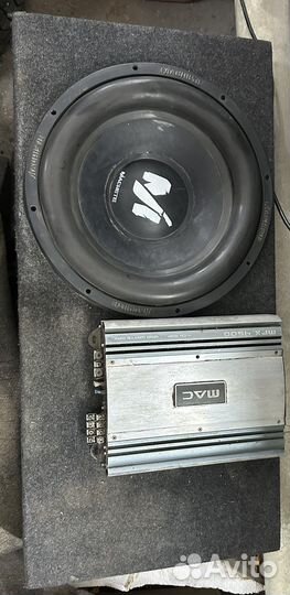 Сабвуфер и усилитель