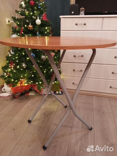 Стол кухонный круглый раскладной бу