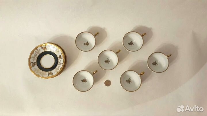 Сервиз weimar kobalt веймар кобальт 6 пар