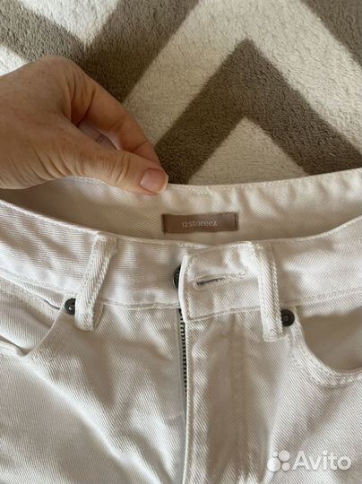 12 storeez джинсы белые