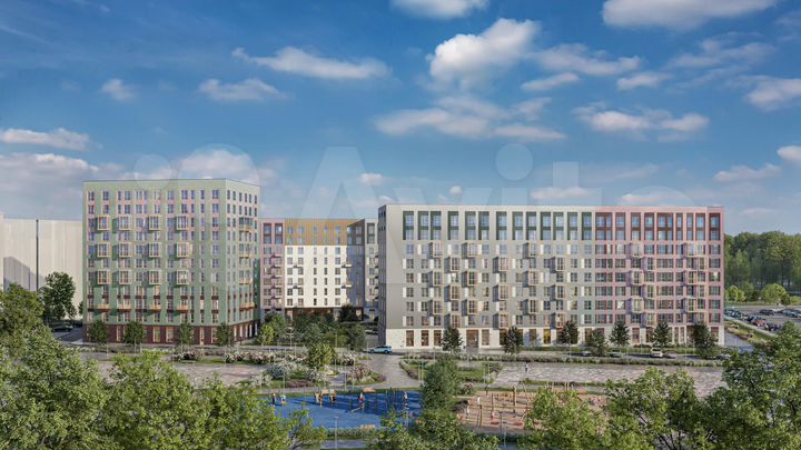 Квартира-студия, 22,4 м², 2/9 эт.