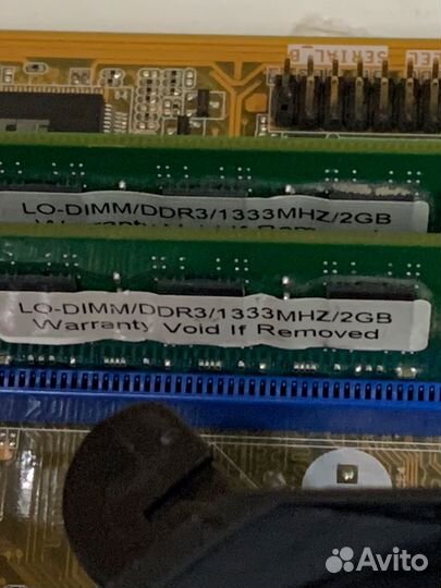 Материнская плата 1156 + i5 650 + 4 гигабайта