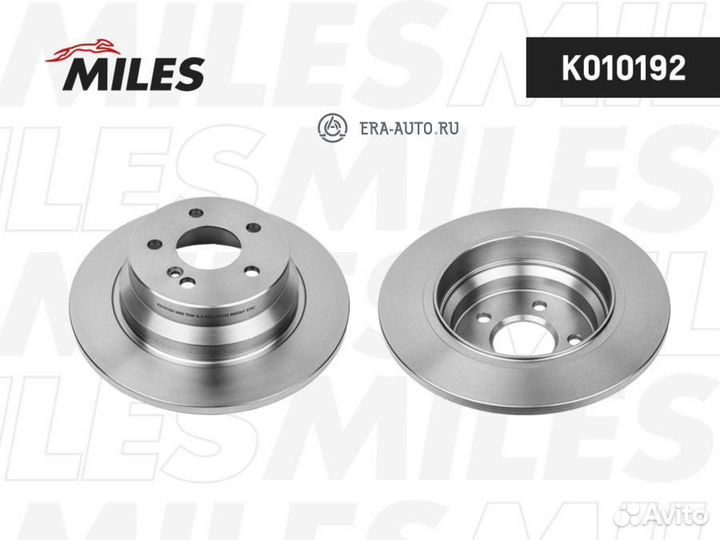 Miles K010192 Диск тормозной задний D300мм. merced