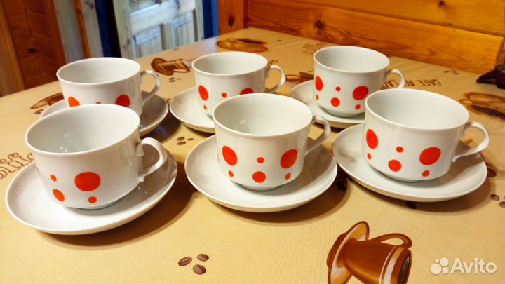 Чайный сервис Дулево 1988 года новый