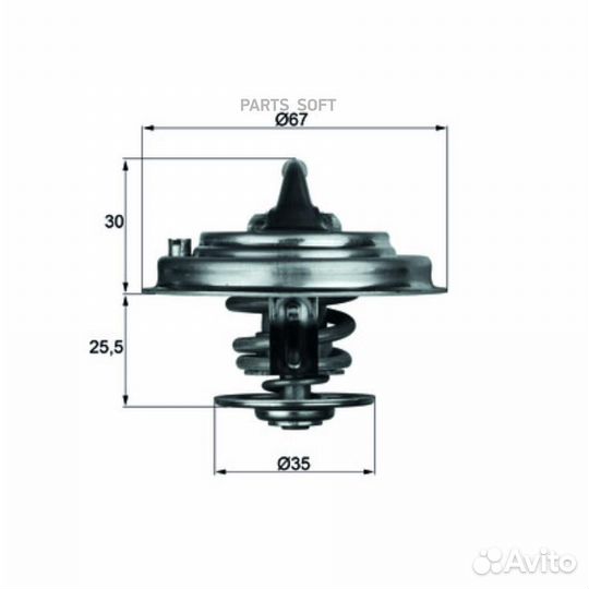 Mahle TX3087D термостат