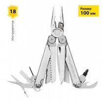 Мультитул leatherman wave plus с нейлоновым чехлом