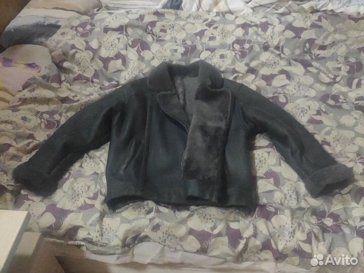 Дубленка авиатор натуральная мужская