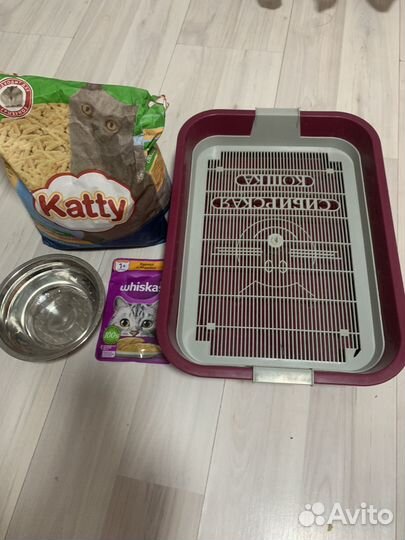 Лоток и наполнитель для лотка