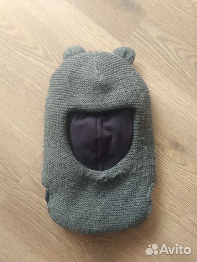 Шапки и шлем для мальчика зимние р.42-44/р. 46-48