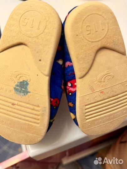 Тапочки домашние детские