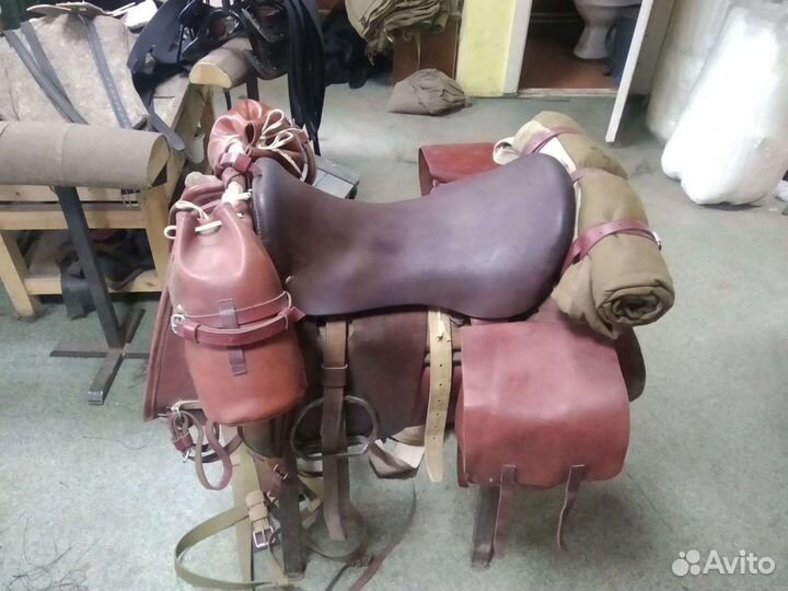 Комплект кавалерийского драгунского седла СССР
