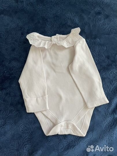 Боди для девочки с кружевным воротничком