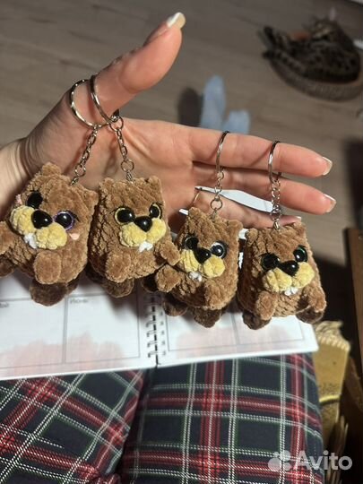 Бобр. Брелок бобр