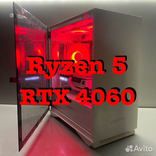 Игровой пк Ryzen 5 5500 RTX 4060