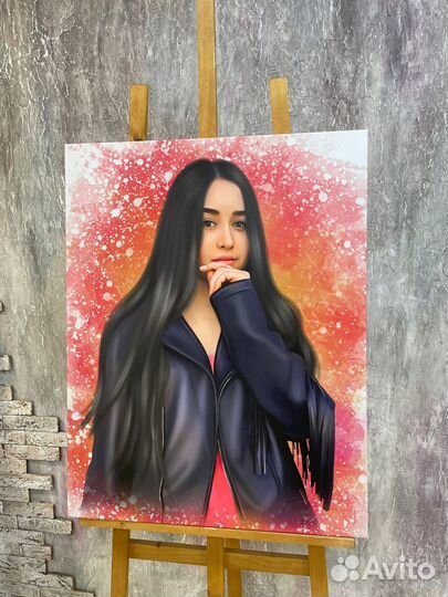 Портрет на холсте по фото