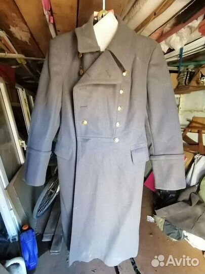 Шинель офицерская, парадная, советский покрой