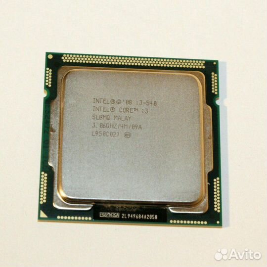 Процессор Intel Core i3-540 3060MHz LGA1156