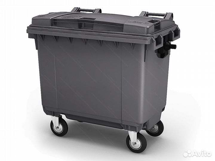 Мусорный контейнер пластиковый 660л-4943