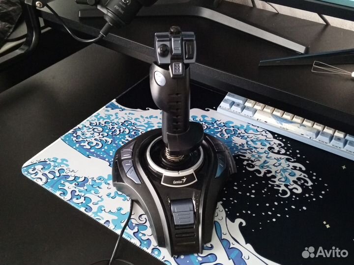 Джойстик genius metalstrike pro (для авиасим.)