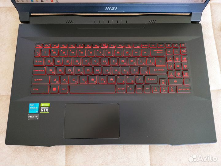 Игровой MSI GF76 - 17.3