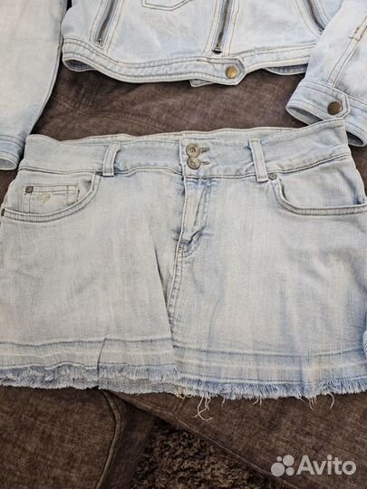 Женские вещи пакетом 42-44, (джинсовые)