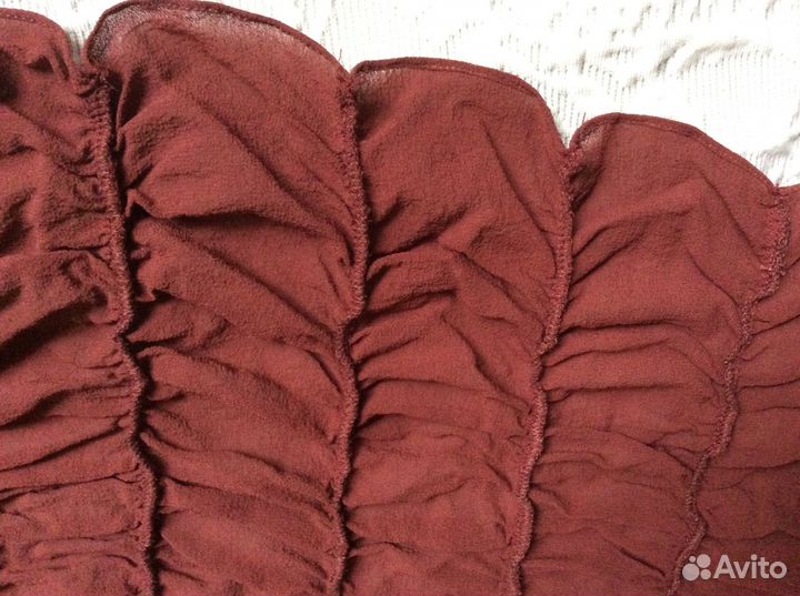 Блузка терракотового цвета BGN 100% шелк