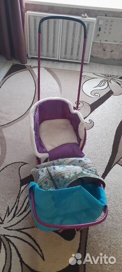 Санки двухместные