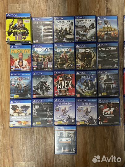 Диски на sony playstation 4