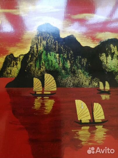 Картина дерево лак