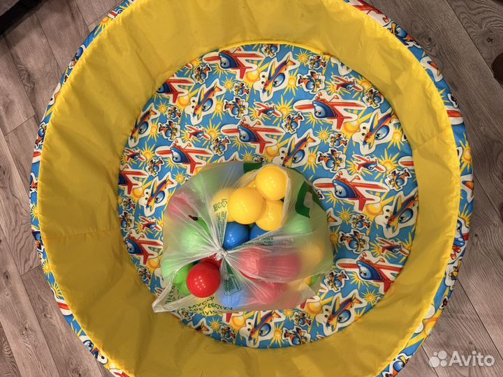 Сухой бассейн с шариками детский