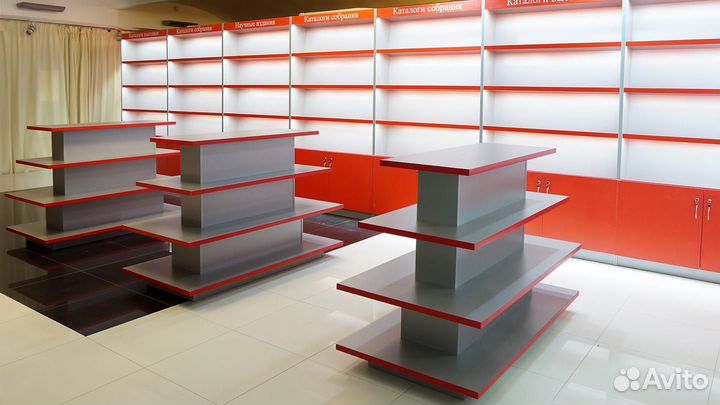 Монтаж торгового оборудования, стеллажей