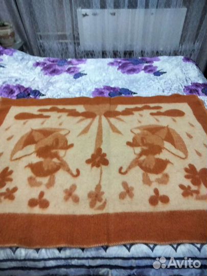 Одеяло детское шерстяное
