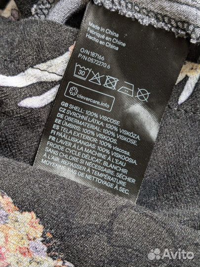 Женское платье HM 44-46 с журавлями