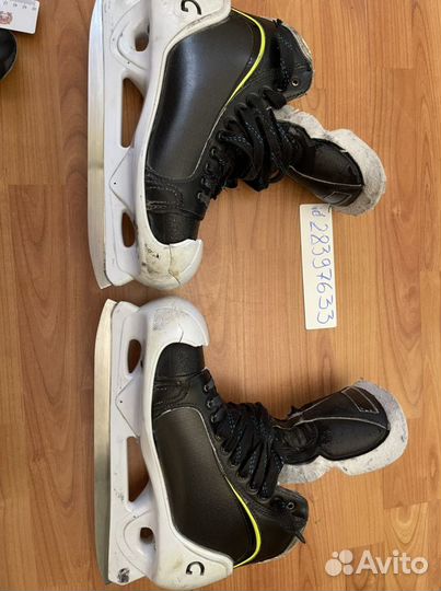 Хоккейные коньки вратаря бу