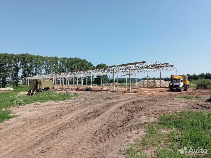 Каркасы и ангары