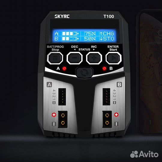 Skyrc T100 dual 5A 2X50W зарядное устройство RC