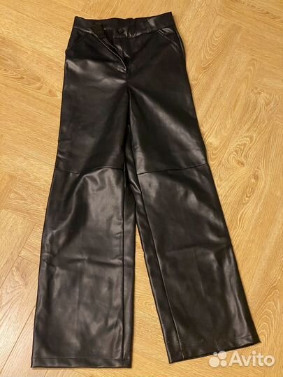 Брюки кожаные