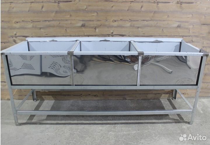 Ванна моечная из нержавеющей стали